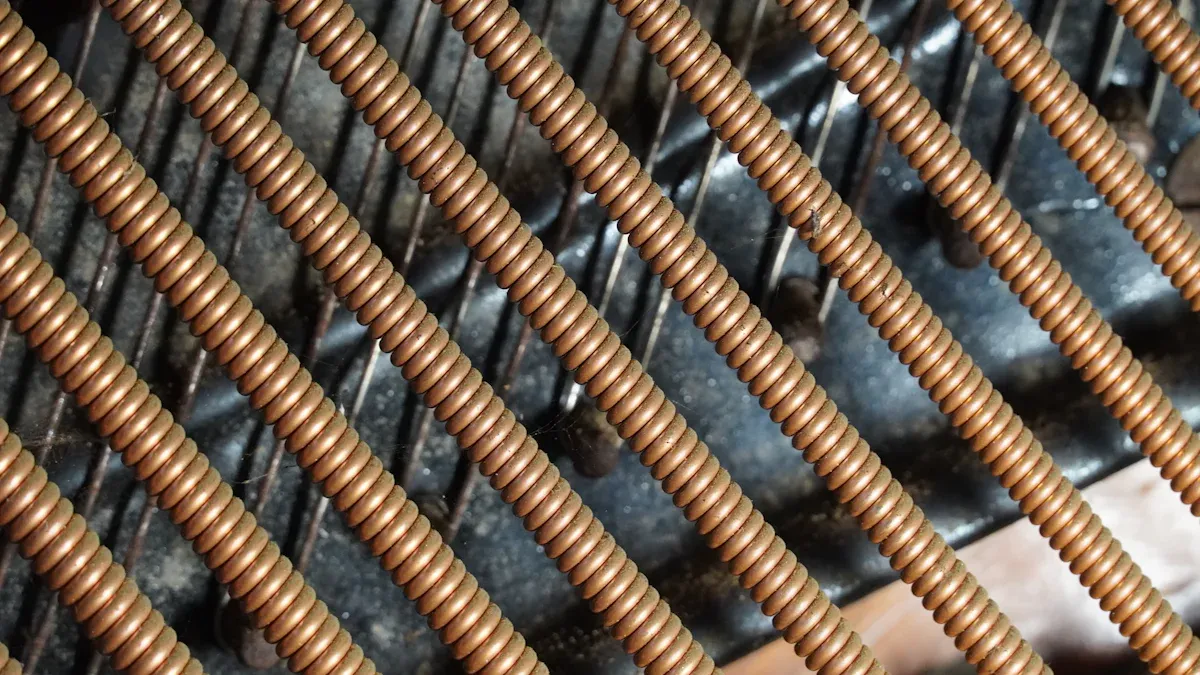 Single row wire tube condenser? Features and Construction